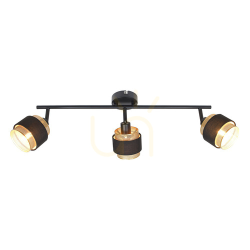Check Italux Renez 3-Light Black E14 Spotlight SPL-95820-3