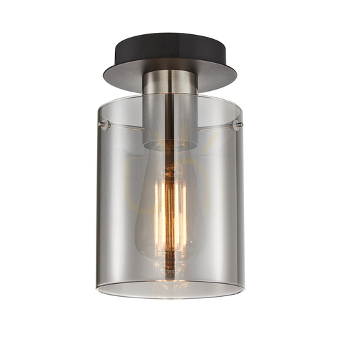 Check Italux Spotlight Silver Glass E27 13 cm SPL-5581-1SC-SC-SG