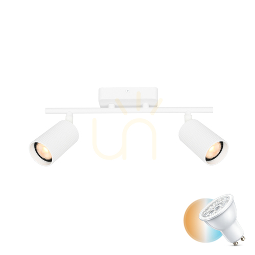 Check Spotlight Italux White 2x GU10 LED Aluminium SPL-46829-2-WH