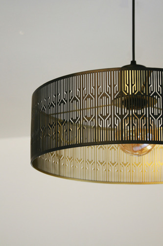 Check LASER Pendant lamp ¶r. 30cm, Aviano black textile cable