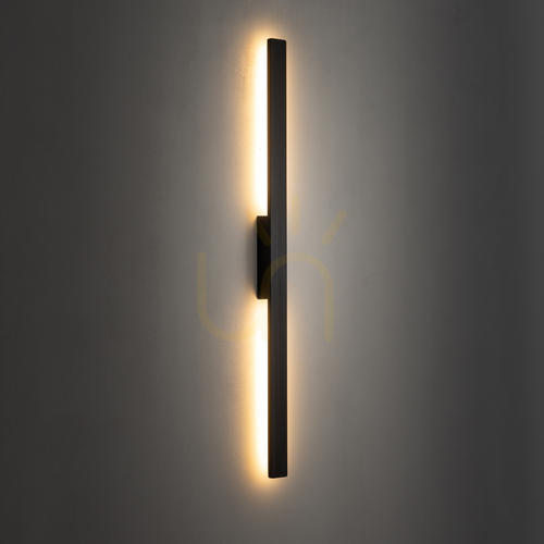Check Nowodvorski DEMI LED M 11555 outdoor wall light, black, 100 cm, 18 W