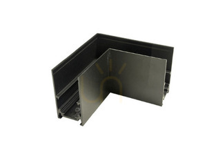 L Connector for Magnetic Bus Flush Mounted LUNA-MAG Black - LUNARES small 0