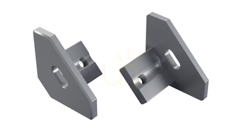 Check ALU LUMINES ajar silver anodized plug with hole