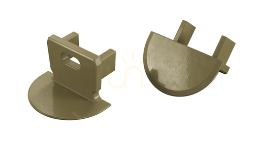 Check ALU LUMINES axin Reed Green lacquered plug with hole