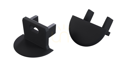Check Cap for LUMINES axin profile black with o.