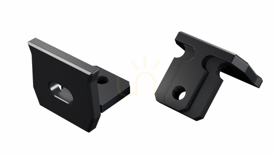 Check ALU LUMINES axel plug black anodized with hole ALU LUMINES axel plug black anodized with hole