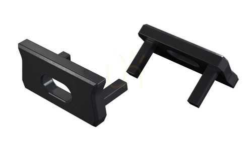 Check ALU LUMINES atom black lacquered plug with hole