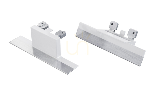 Check Lumines akin white lacquered aluminium end cap