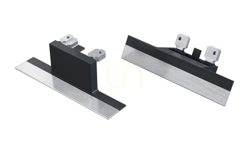 Check Lacquered aluminium end cap LUMINES Design+ akin Rock Anthracite RAL 7016