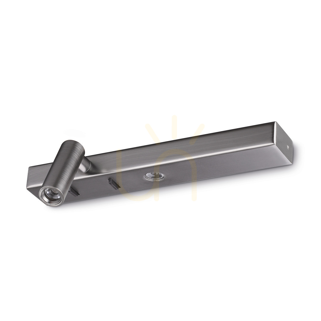 Wall Light Ideallux Bonne Nuit Silver LED 22 cm 336770