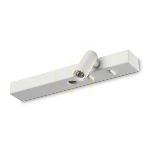 Check Wall Light Ideallux Bonne Nuit White LED 22 cm 345499