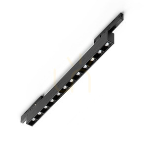 Track Light Ideallux DEVA 332734 Black LED 10W 3000K Aluminum small 0