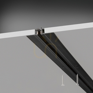 Recessed Lighting Profile Ideallux DEVA 1000 mm Black Aluminum 332499 small 2