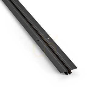 Recessed Lighting Profile Ideallux DEVA 332512 Black Aluminum 2000 mm small 0