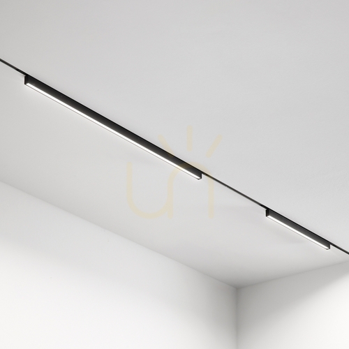 Check Track Light Ideallux Deva Wide Outer W Black 3000K 8W 332871