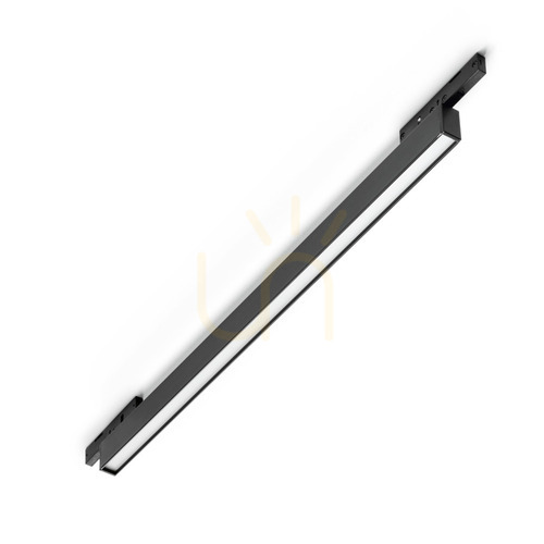 Check Track Light Ideallux Deva Wide Outer W Black 3000K 8W 332871