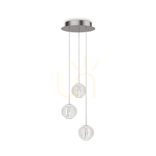 Check Pendant Light Ideal Lux Diamond Transparent 5-Light LED 25 cm 343464