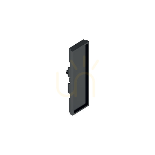 Check End Cap Ideallux EGO Black Aluminum 322841