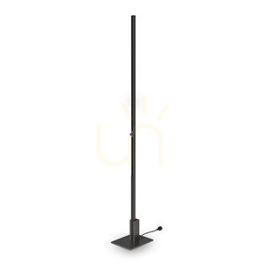 Standing Lamp Ideallux EGO Black Aluminum Dimmable 201 cm 344775 small 0