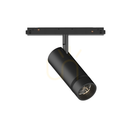 Check Track Light Ideallux EGO 330754 Black 10W 3000K Dimmable Zoom DALI 23 cm