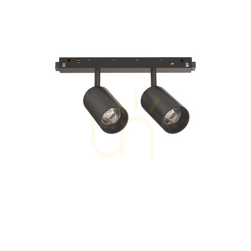 Check Track Light Ideallux EGO Double Black 16W 2700K Dimmable 340241