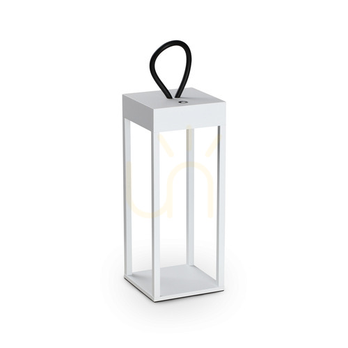 Check Table Lamp Ideallux Enya White LED Dimmable 30 cm 323251