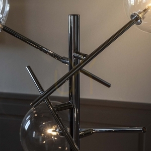 Standing Lamp Ideallux Equinoxe 348292 Chrome Glass 4xG4 166 cm small 5