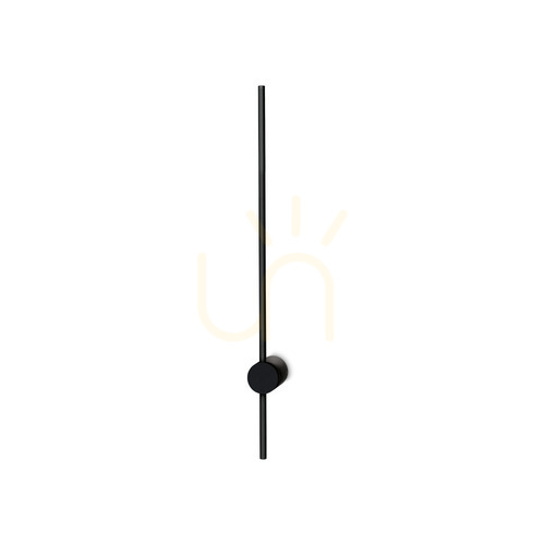 Check Wall Light Ideallux Essence 340999 Black LED 12W 2700K 75 cm