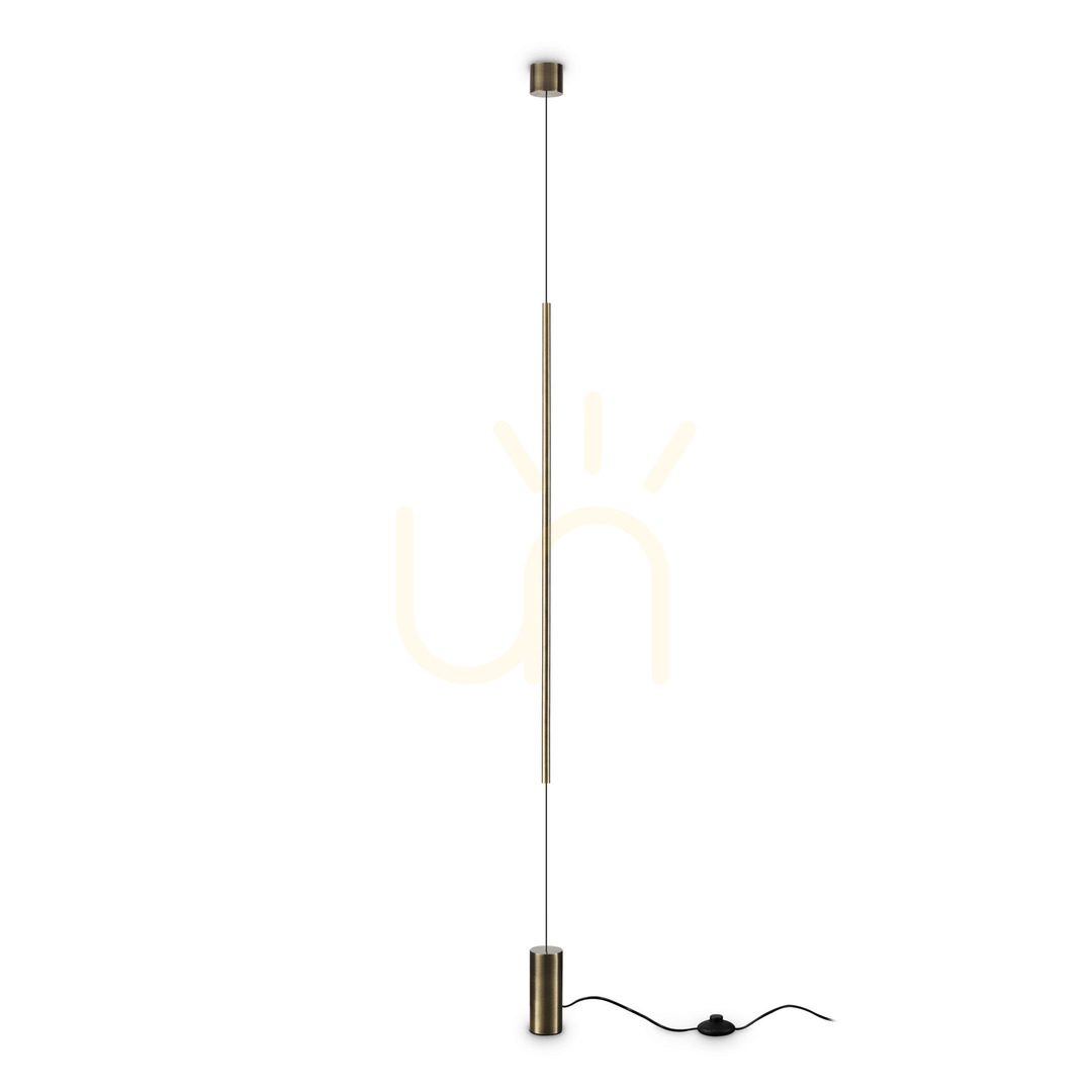 Ideallux ESSENCE pendant wall lamp 341132 LED 14W brass 2700K 6 cm
