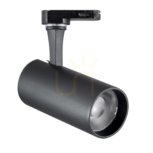 Check Track Light Ideallux FOX 340937 Black 25W 2700K 3-Phase