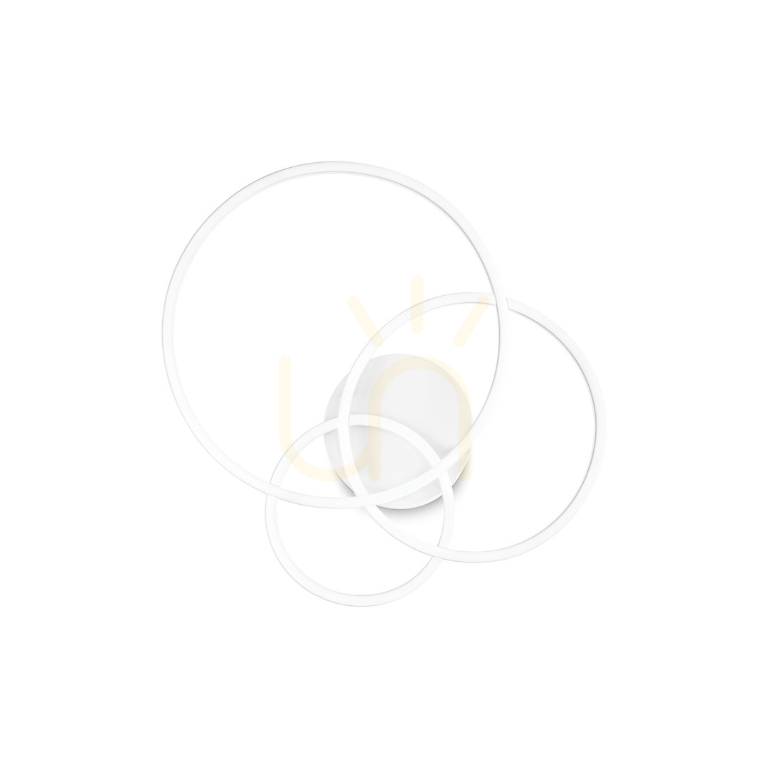 Plafon Ideallux Frame 341309 biały LED 41W 2700K 61 cm