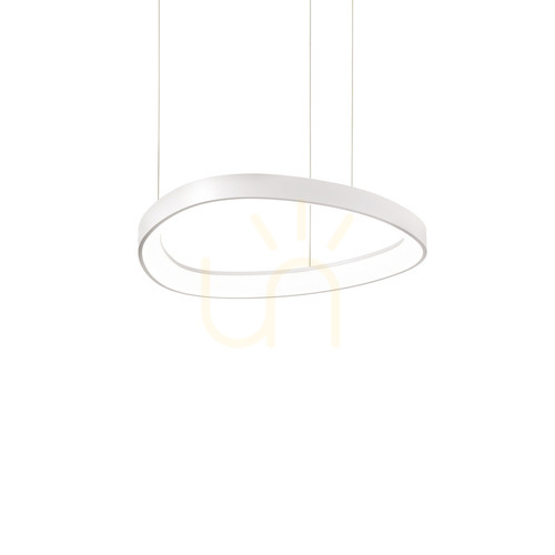 Check Pendant Light Ideallux Gemini 341521 White 42.5 cm 36W 2700K