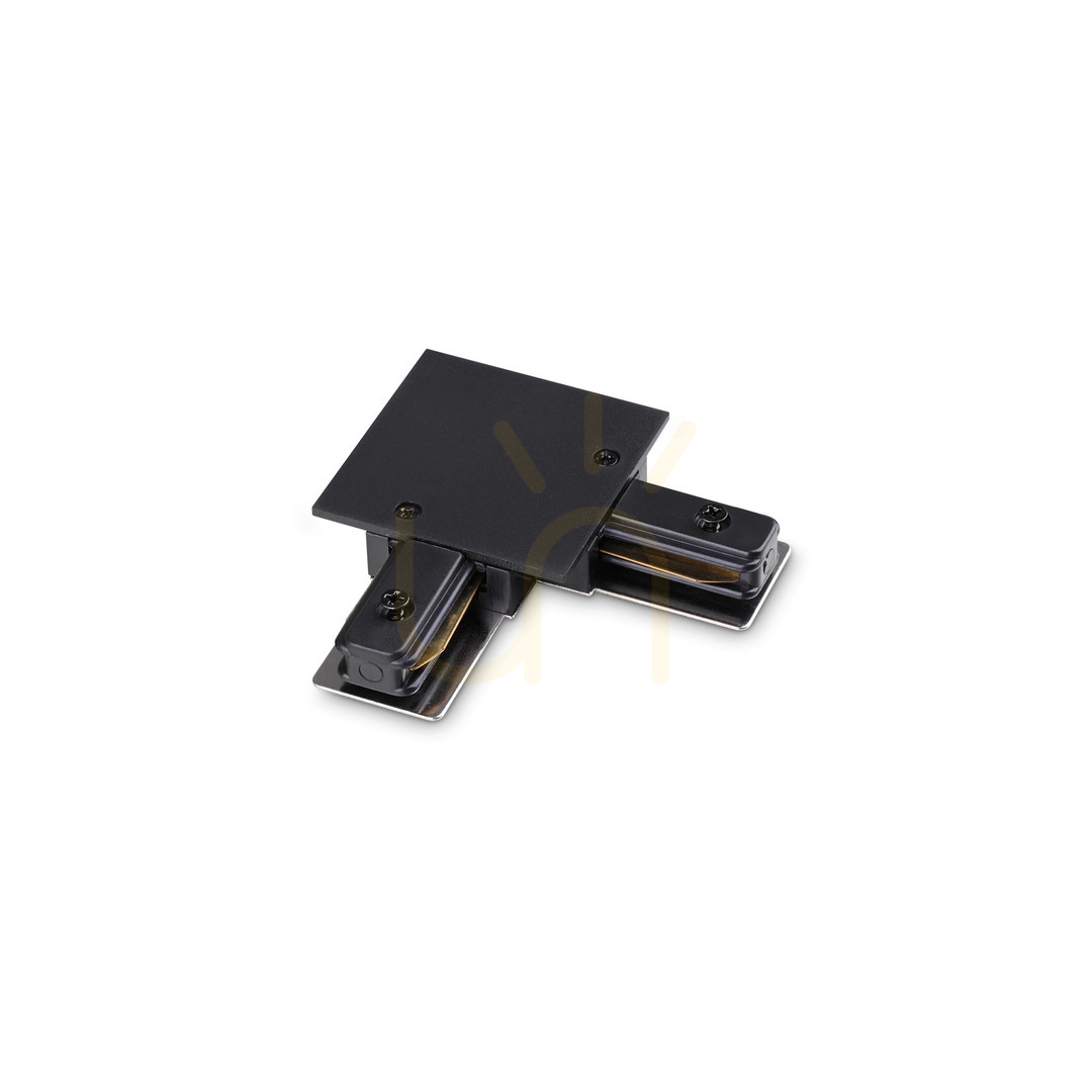 Recessed L Connector Ideallux LINK Mono Black 1-Phase 342849