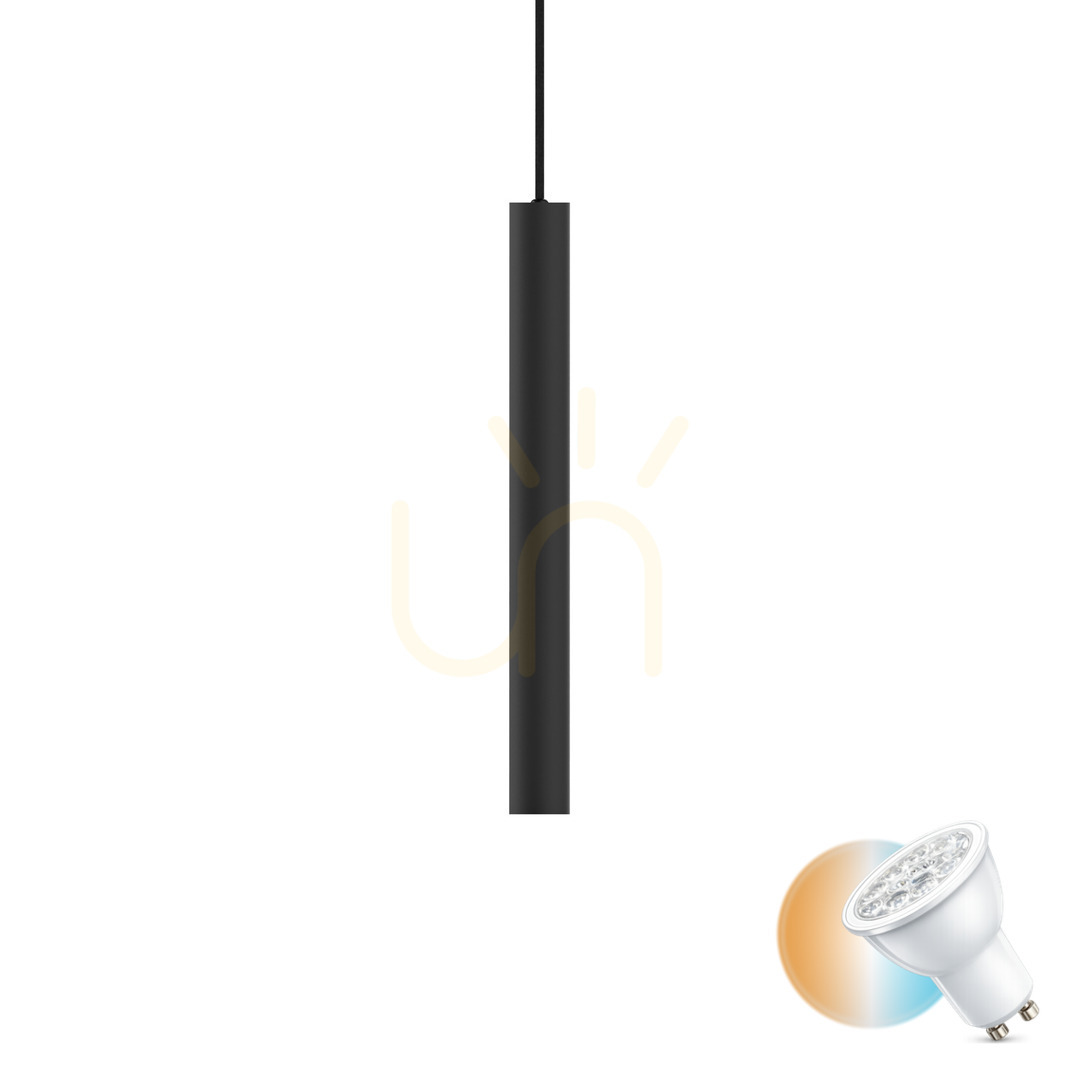 Pendant Light Ideallux Look Black GU10 343310