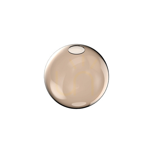 Check Glass Shade Ideallux MAPA Mini Amber Glass 20 cm 289915