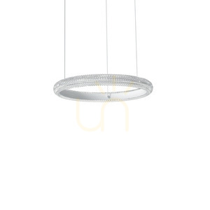 Pendant Light Ideallux Miracle White LED 40 cm 325804 small 0
