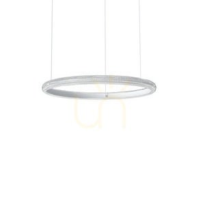 Pendant Light Ideallux Miracle White LED 60 cm 325828 small 0