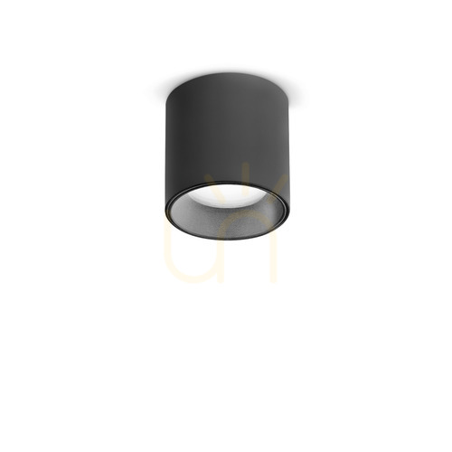 Check Plafon Ideallux Nitro 342795 czarny LED 4W 2700K 4,2 cm