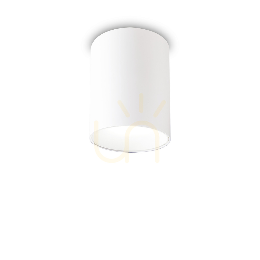 Plafon Ideallux Nitro 341781 biały LED 10W 2700K 8 cm okrągły