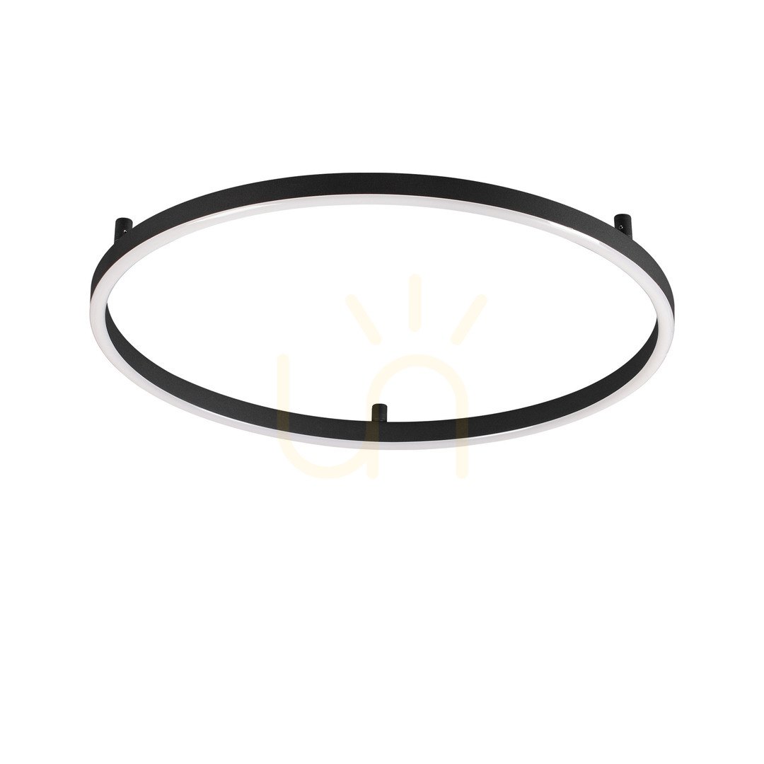Plafon Ideallux Oracle Slim 341972 biały LED 53W 2700K 90 cm okrągły