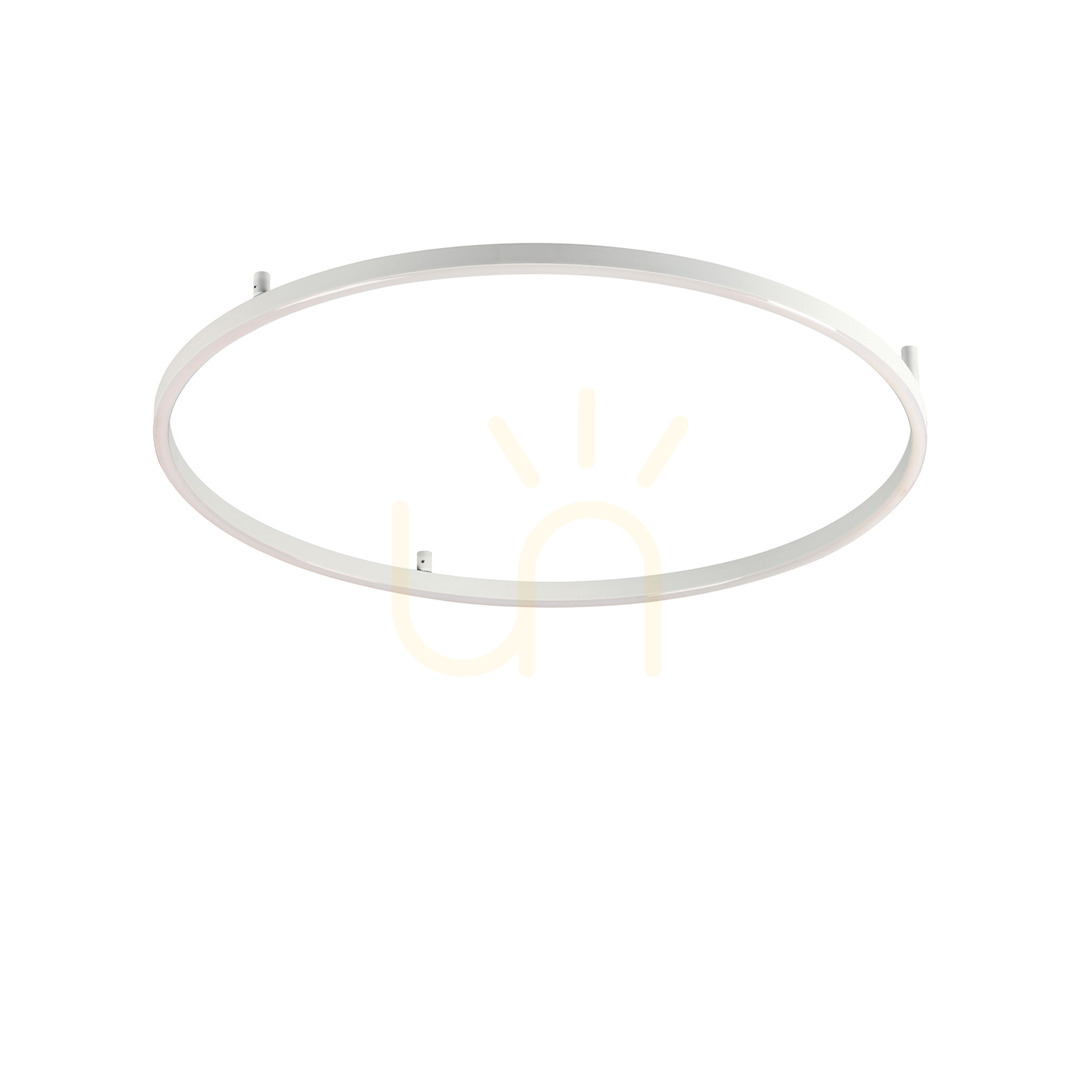Plafon sufitowy Ideallux Oracle Slim 341996 biały LED 53W 4000K 90 cm