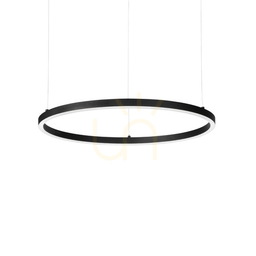 Check Pendant Light Ideal Lux Oracle Slim Black 70 cm LED 2700K 342047