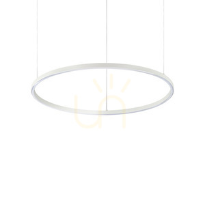 Pendant Light Ideallux Oracle Slim White 70 cm LED 2700K 342054 small 0