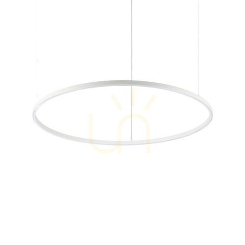 Check Pendant Light Ideallux Oracle Slim White 90 cm 2700K LED 342115