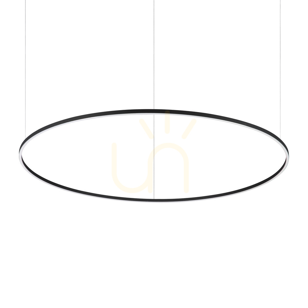 Pendant Light Ideal Lux Oracle Slim Black LED 150 cm 2700K 342160