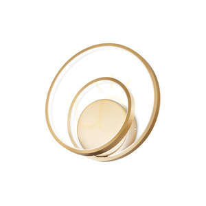 Wall Light Ideallux OZ Brass 29 cm 2700K LED 342245 small 0