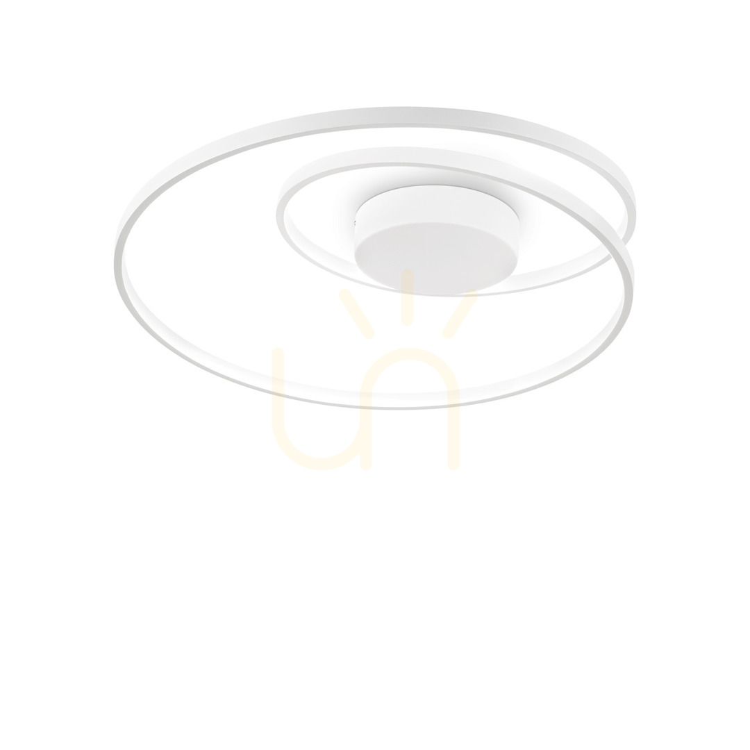Plafon sufitowy Ideallux OZ 342313 biały LED 47W 4000K 60 cm