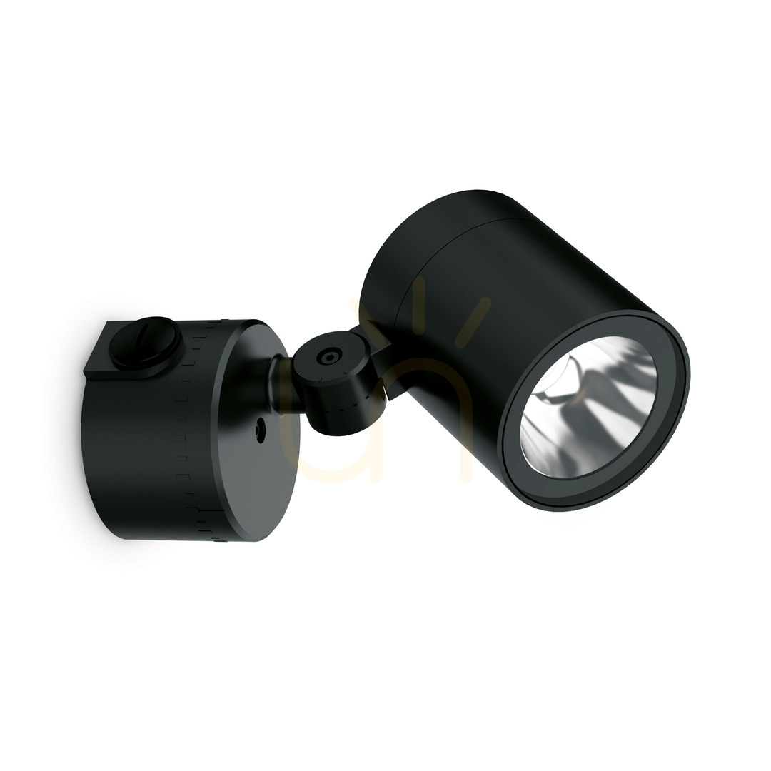 Outdoor Wall Lamp Ideallux O-ZONE Black LED 13W Metal 337548
