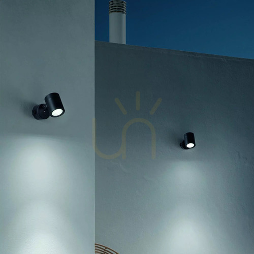 Check Outdoor Spotlight Ideallux O-ZONE PT BIG Black LED 19W 337531