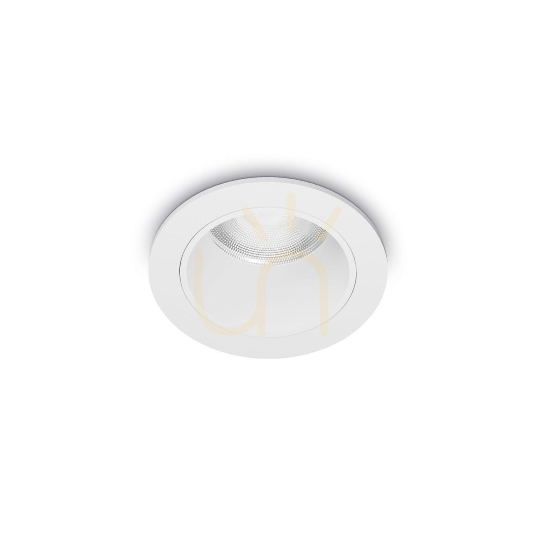 Recessed Luminaire Ideallux Quark 344812 White 12W 3000K LED